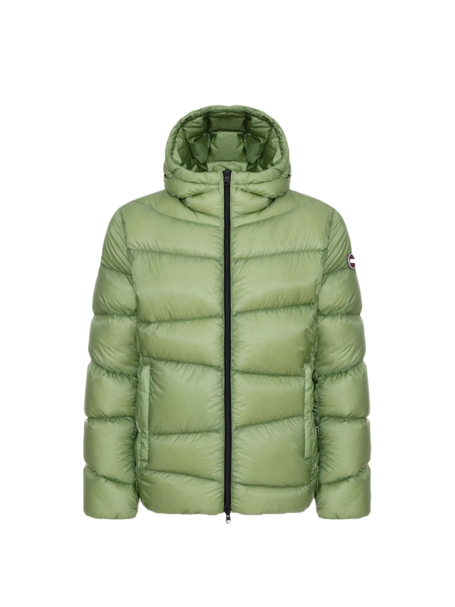 Piumino ad Onde in Nylon Ripstop