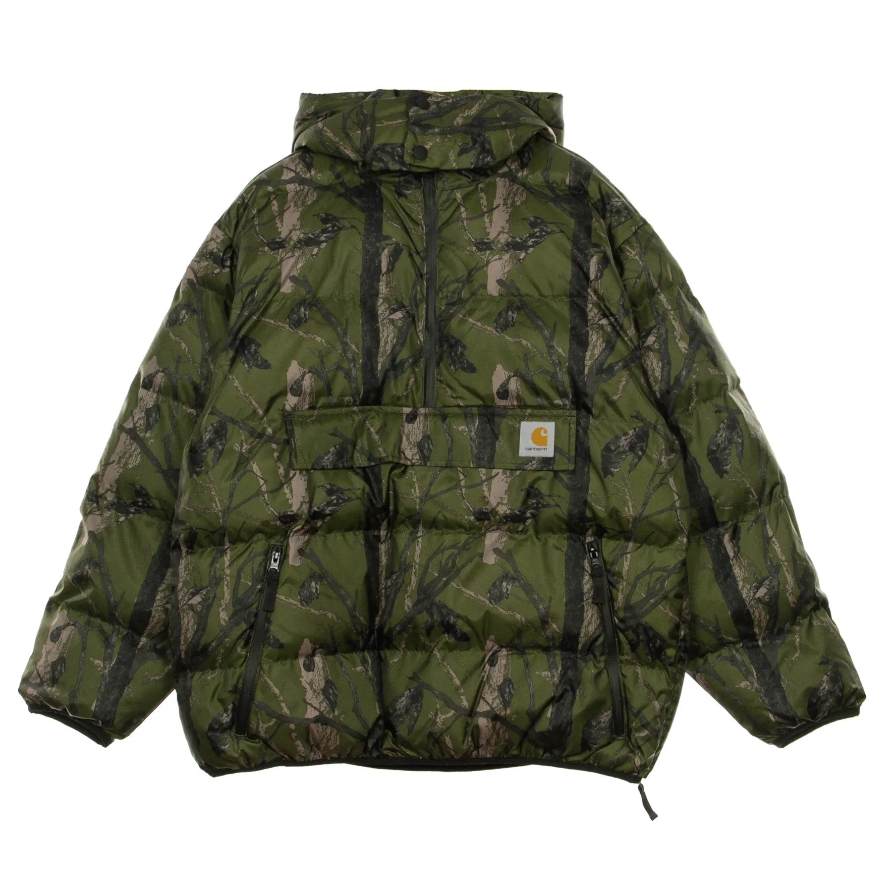 Piumino Anorak Uomo Jones Pullover Camo Tree/green