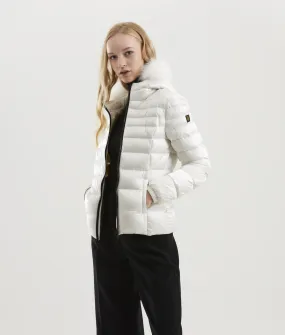 piumino bianco donna