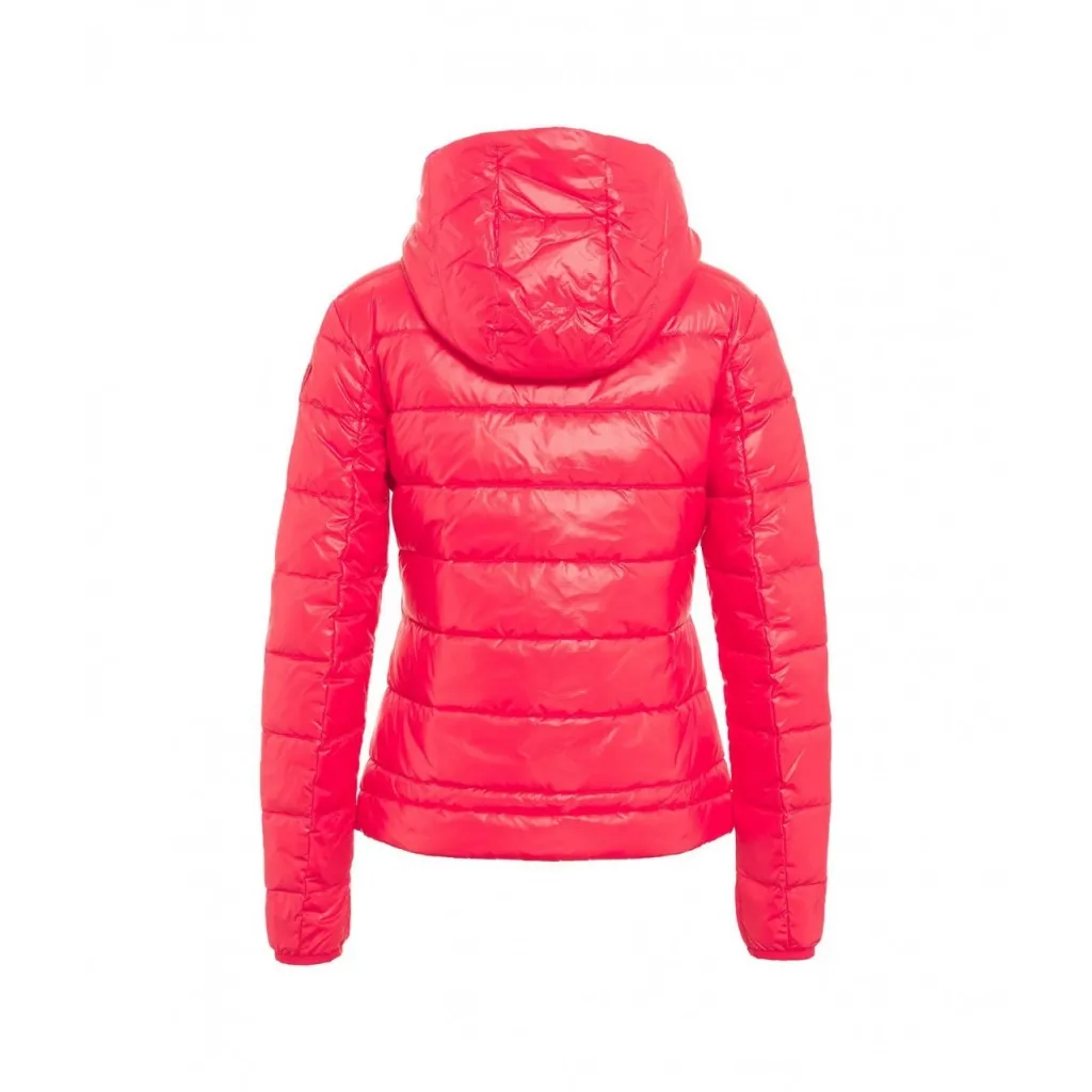 Piumino trapuntato rosso