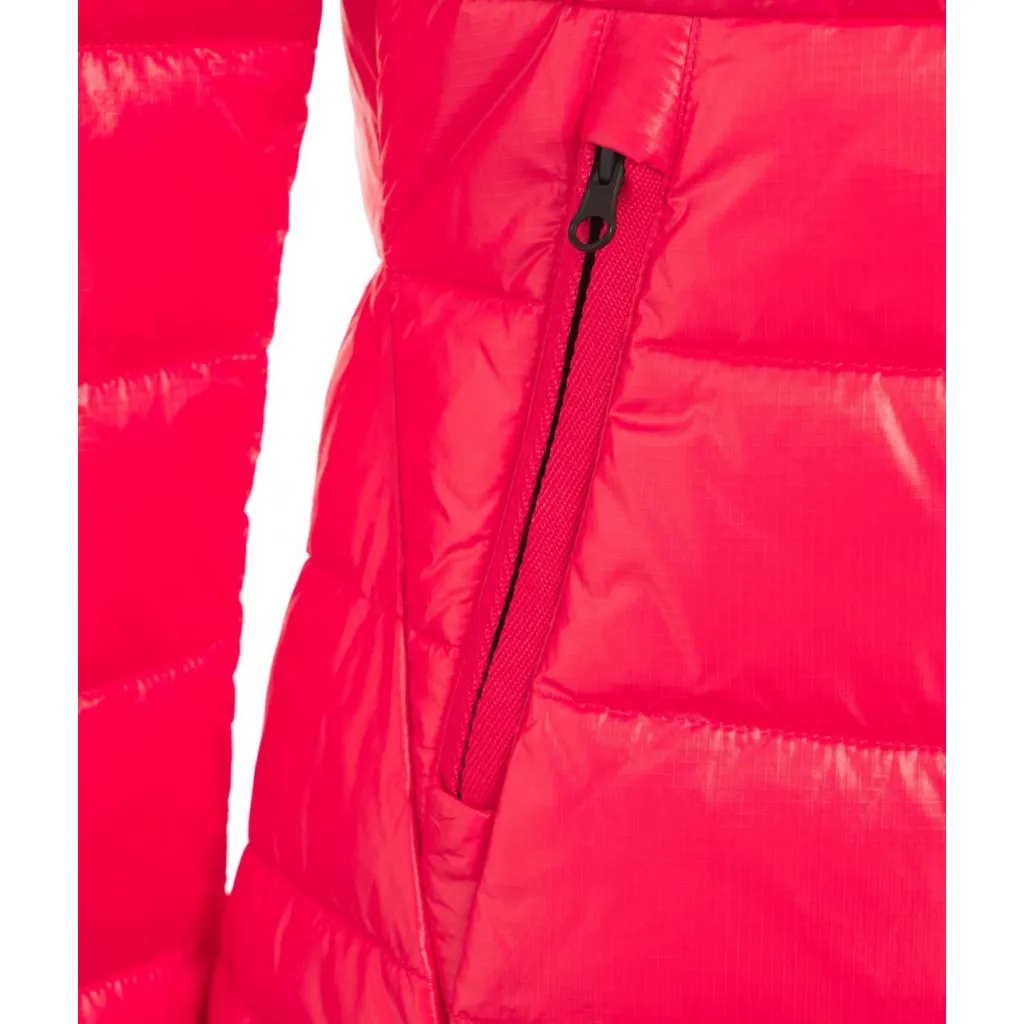 Piumino trapuntato rosso