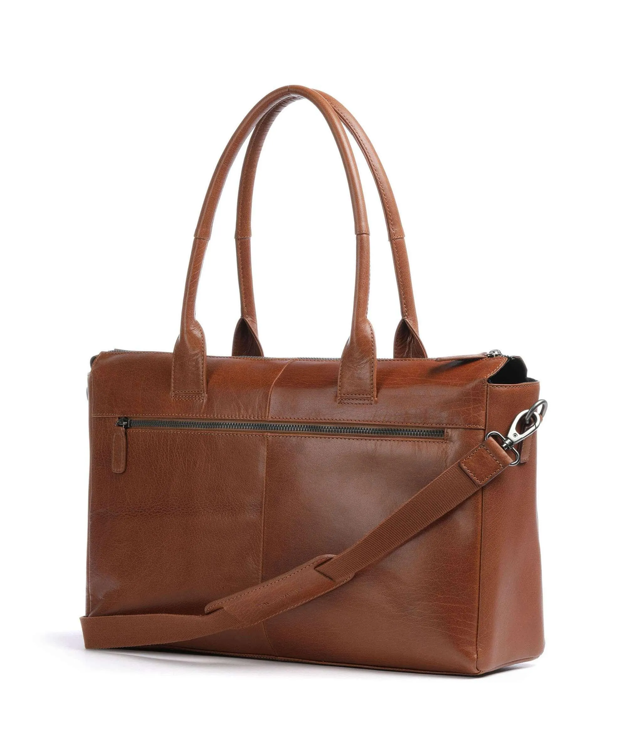  Plevier Rock Copal Borsa shopper 15″ pelle di bufalo cognac  