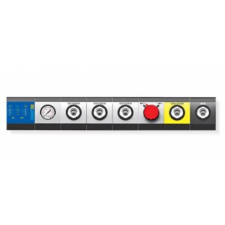 POP - Modulo tre prese ossigeno da incasso UNI 9507