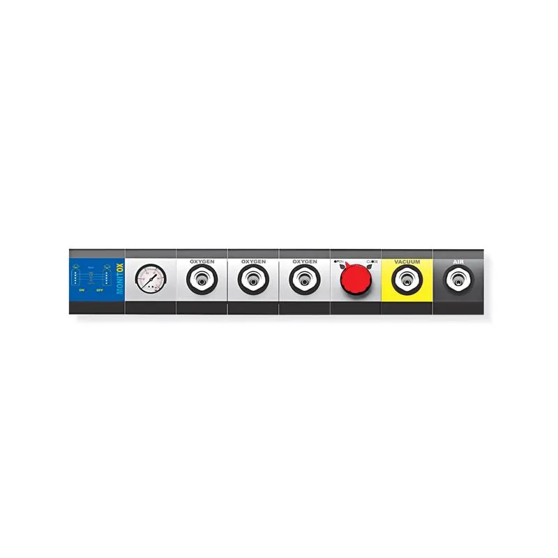 POP - Modulo tre prese ossigeno da incasso UNI 9507