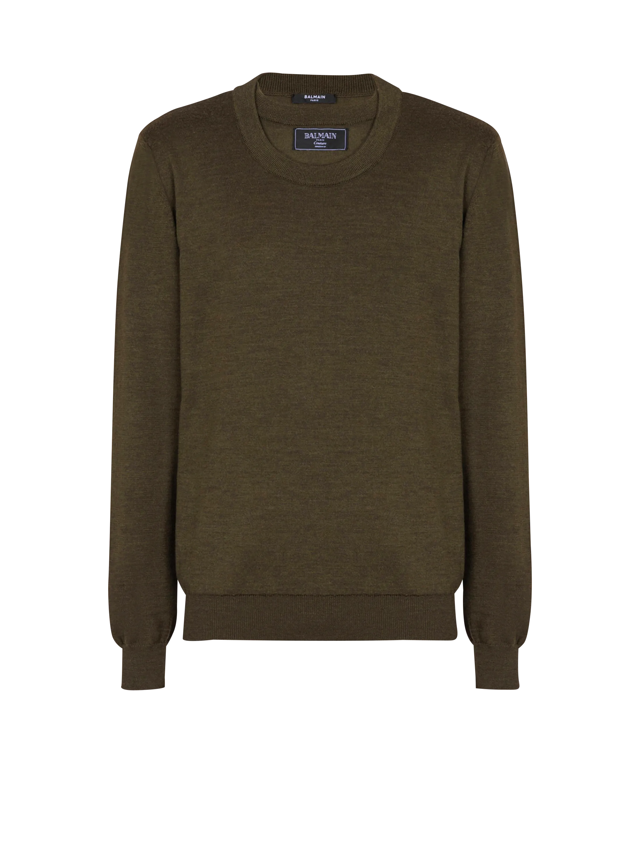 Pullover in maglia con doppio collo