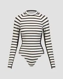 Reggiseno del costume da bagno a righe da donna Vilebrequin Lexya Rashguard