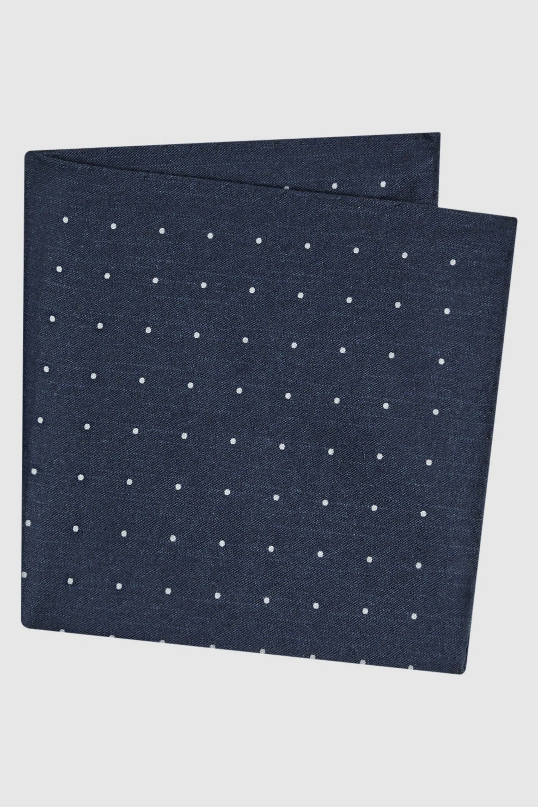 Reiss - Fazzoletto da taschino in cotone e lana toscano a pois    