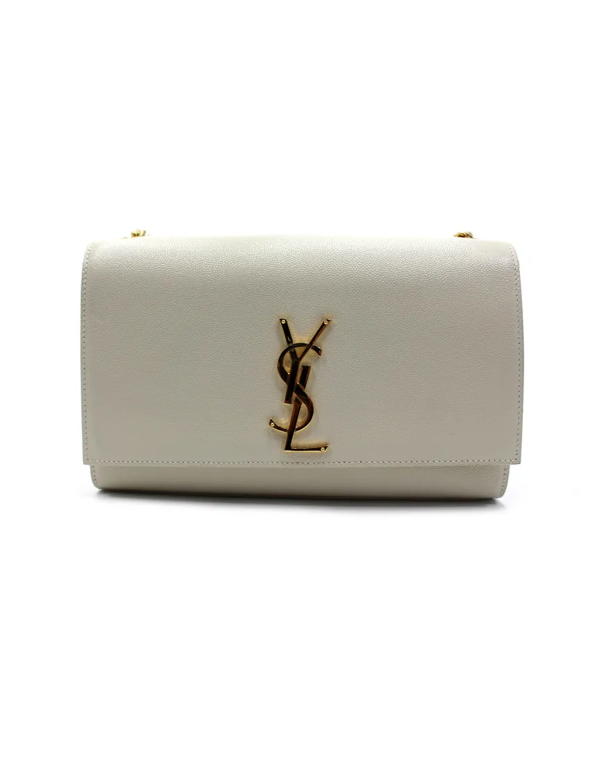 Saint Laurent Kate Pelle Bianca
