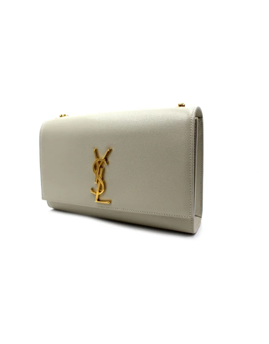 Saint Laurent Kate Pelle Bianca