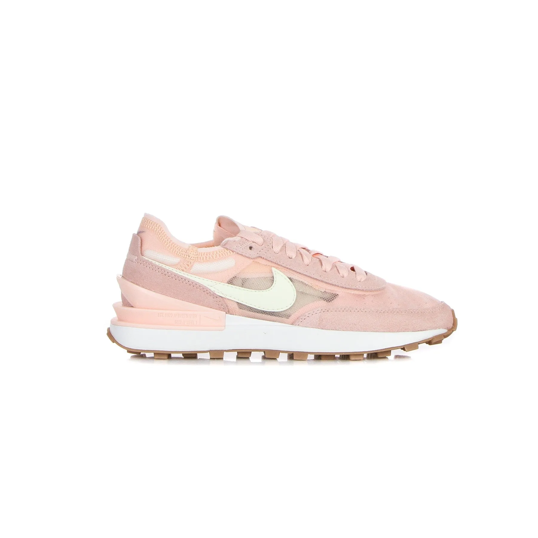 Scarpa Bassa Donna W Waffle One Pale Coral/cashmere/deep Royal Blue