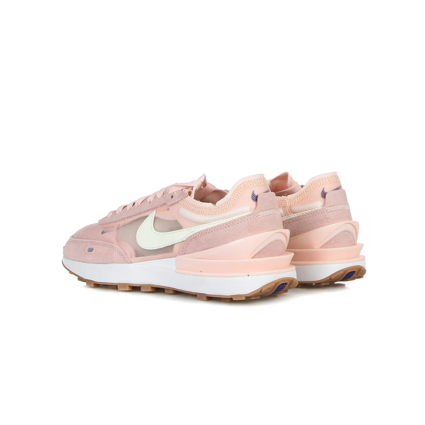 Scarpa Bassa Donna W Waffle One Pale Coral/cashmere/deep Royal Blue