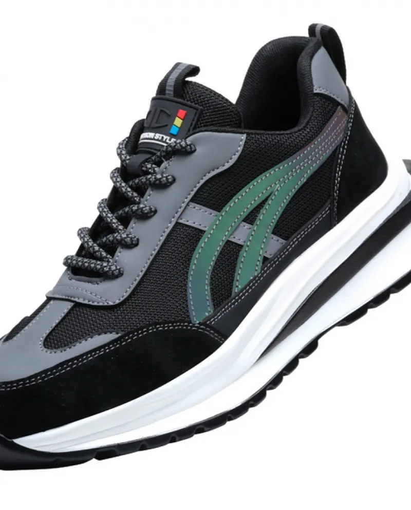 Scarpe antinfortunistiche leggere premium Punta in acciaio Primavera Autunno Traspiranti Antiperforazione Safetix Scarpe antinfo