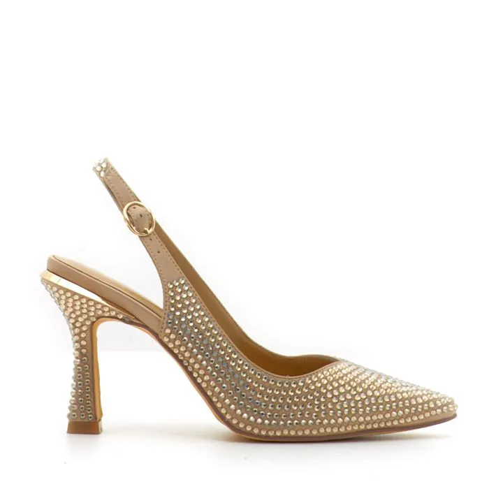 SCARPE SATIN GOLD