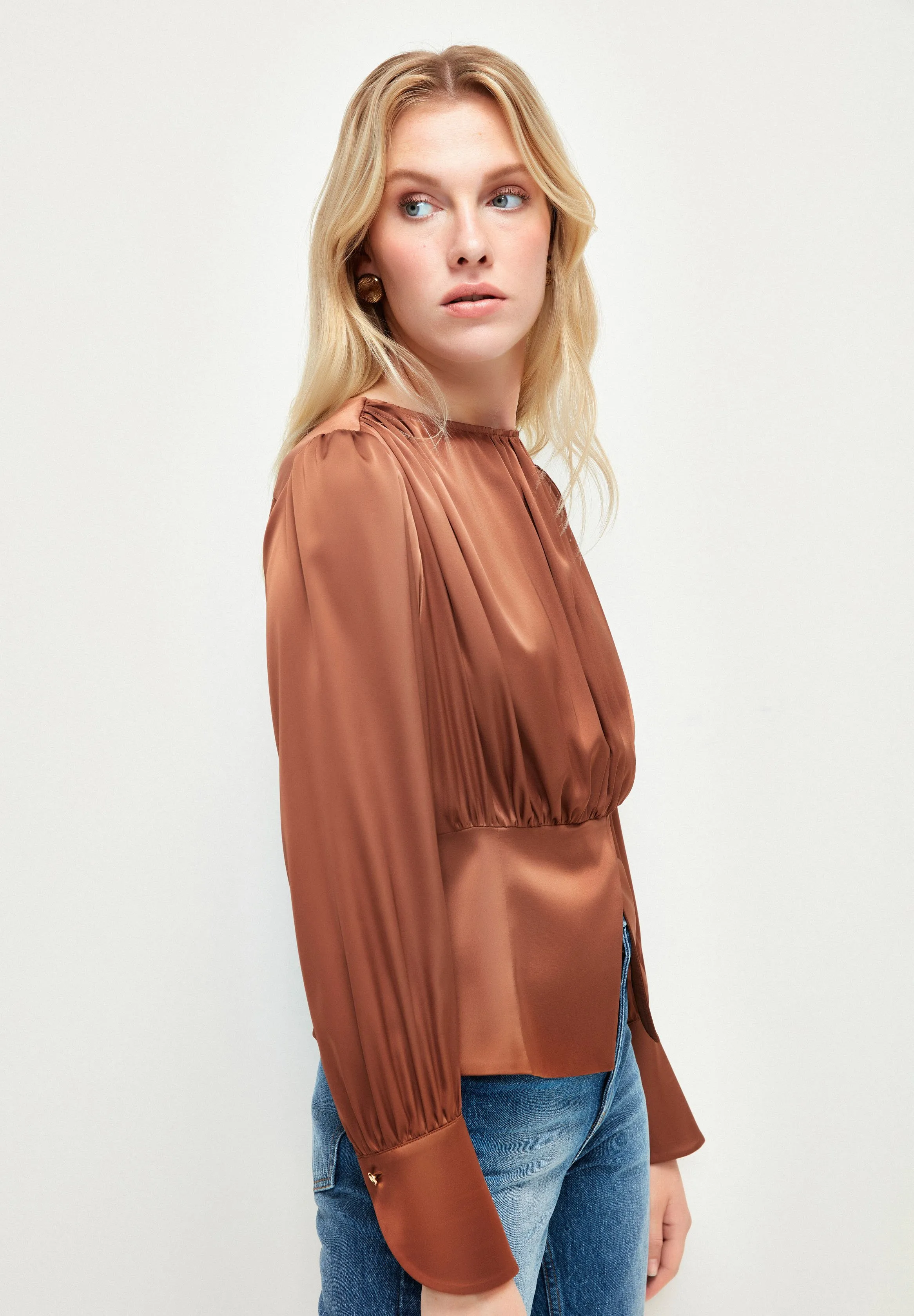 SHIRRED  - Camicetta