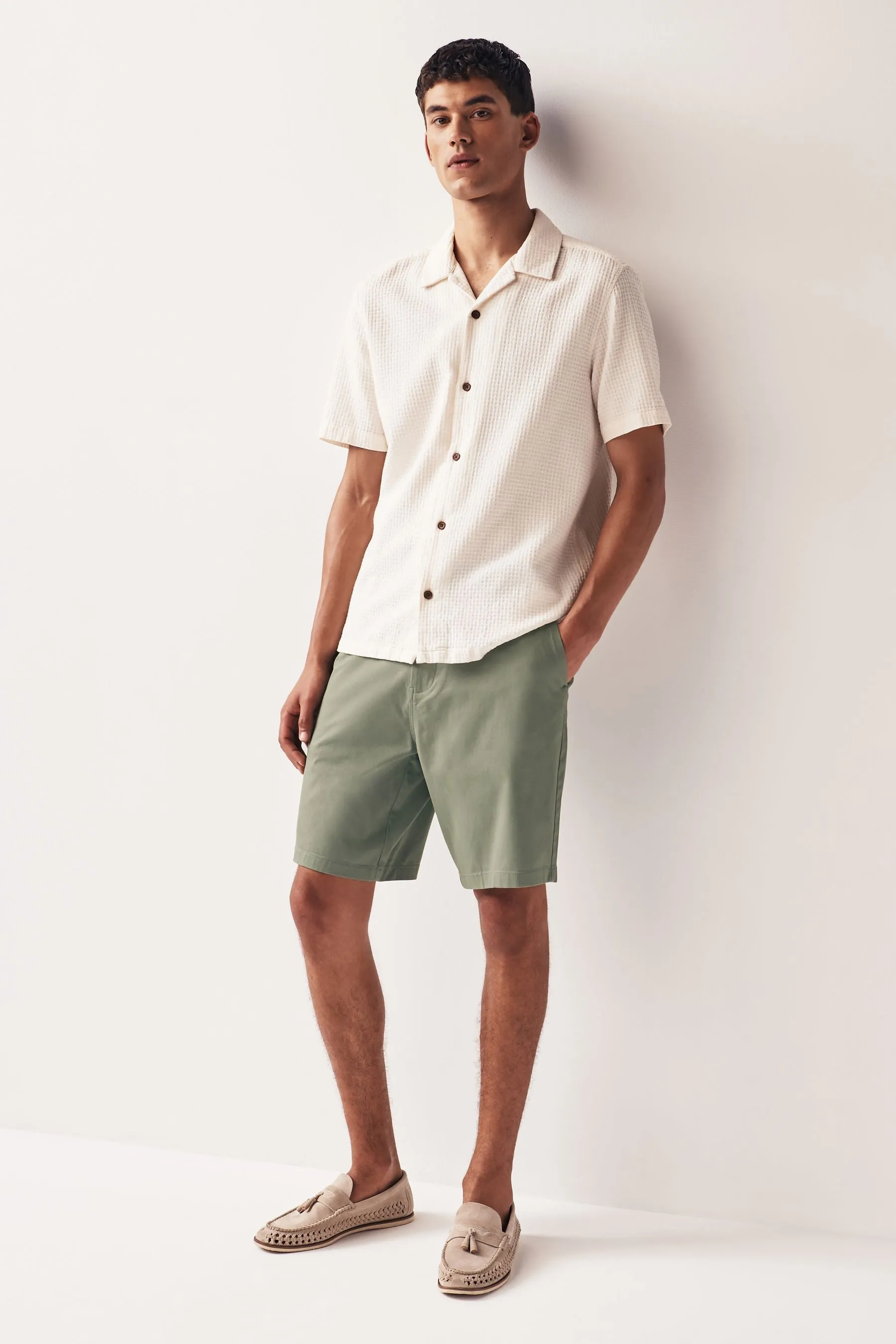 Shorts Pantaloni chino elasticizzati