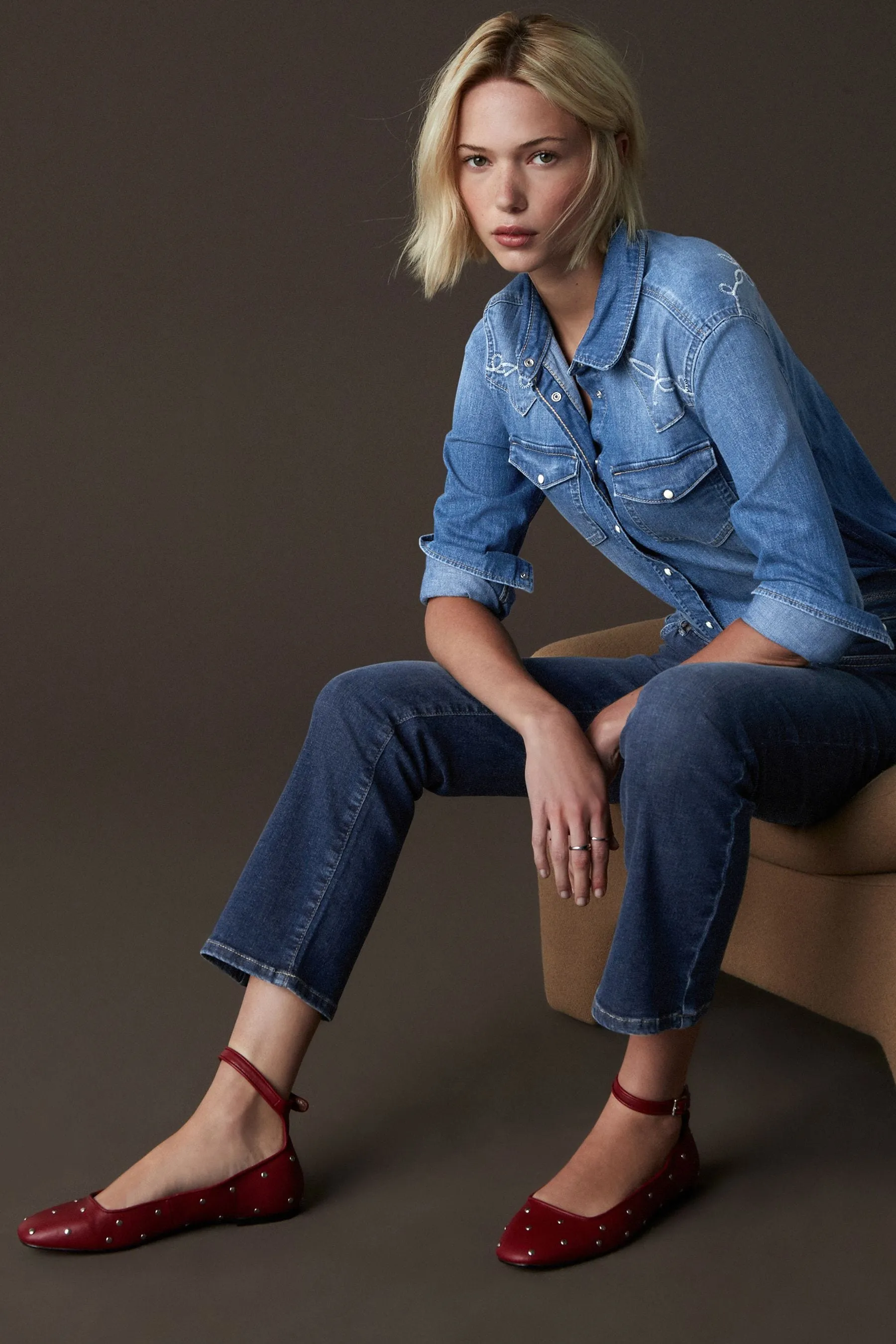 Slim Flared Lift And Shape Bootcut Jeans    
