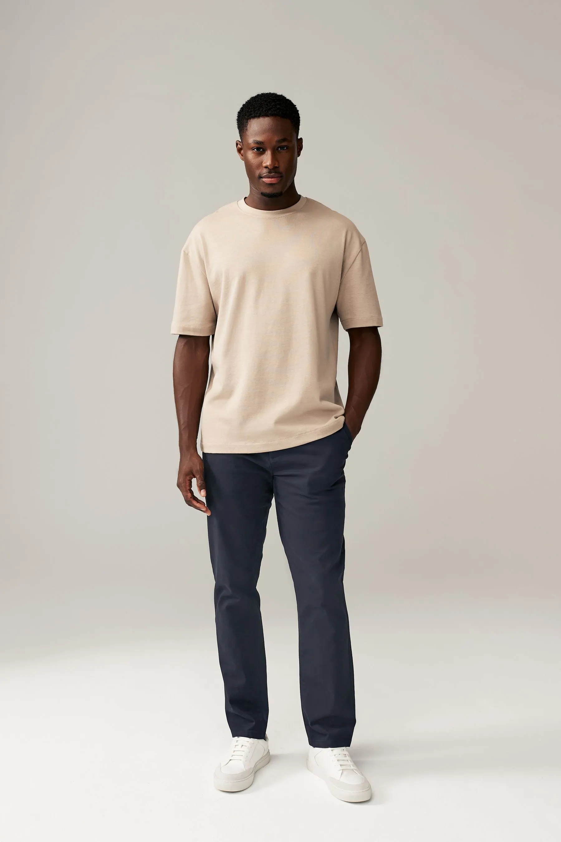 Slim Stretch Chino Trousers 2 Pack    