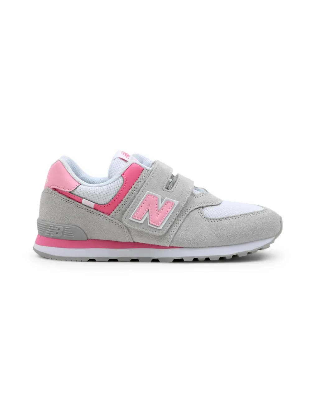 Sneakers Basse NEW BALANCE Bambino 574 VELCRO Grigio