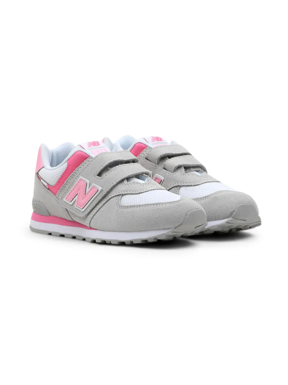 Sneakers Basse NEW BALANCE Bambino 574 VELCRO Grigio