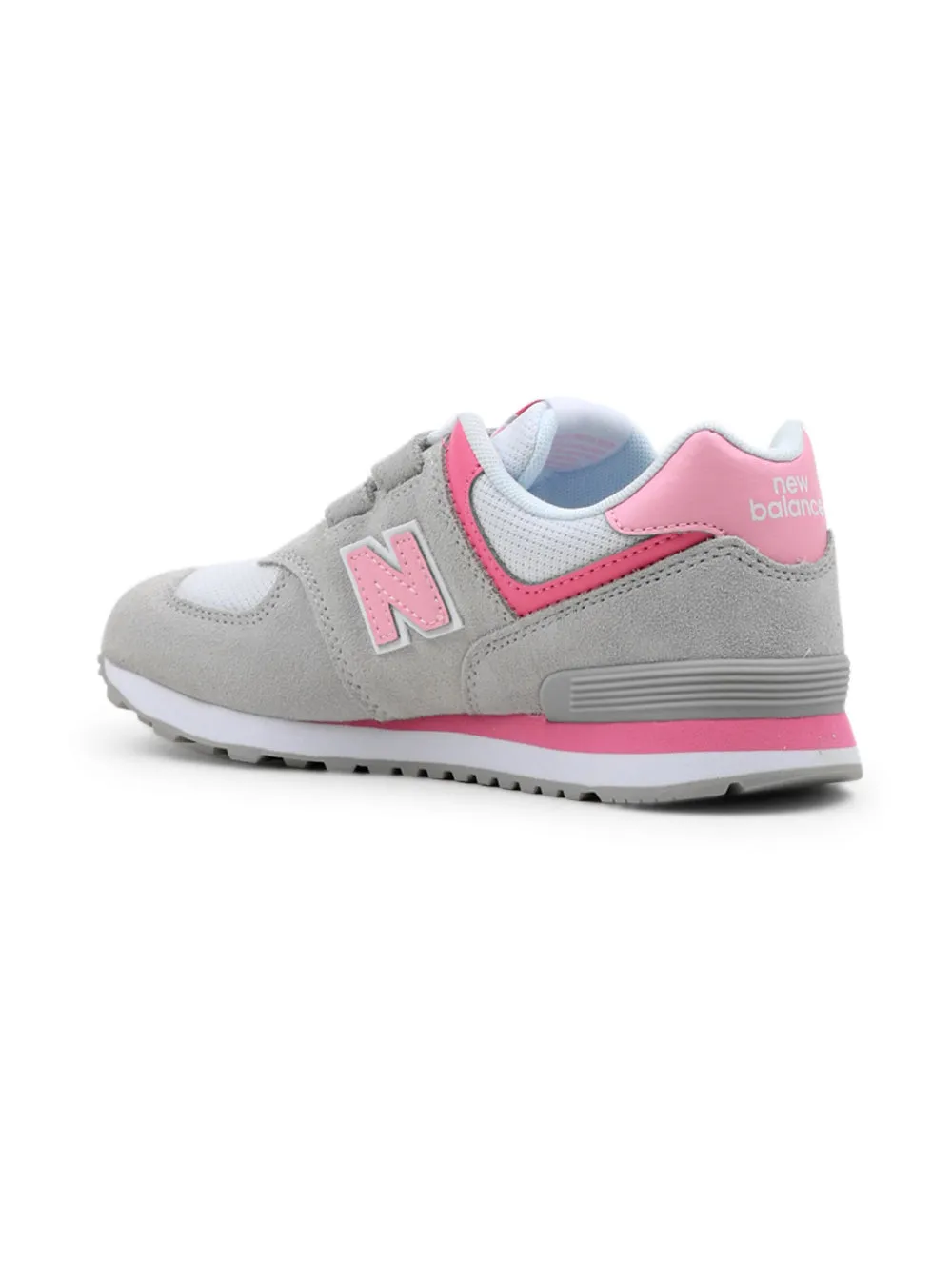 Sneakers Basse NEW BALANCE Bambino 574 VELCRO Grigio