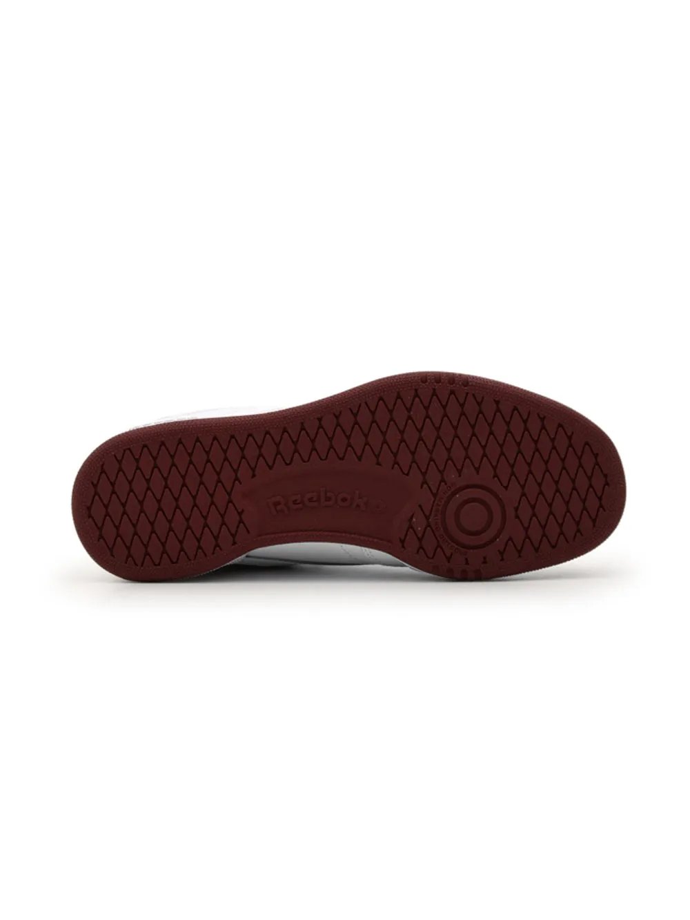 Sneakers Basse REEBOK unisex CLUB C Bianco e bordeaux