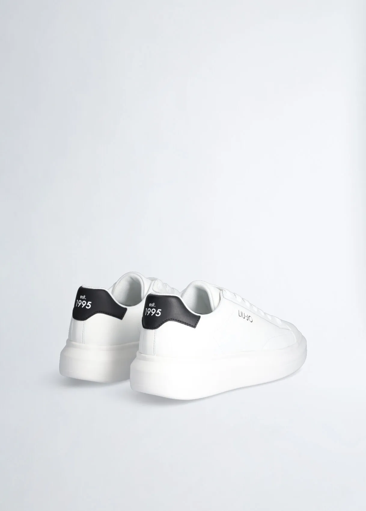 Sneakers platform bianche