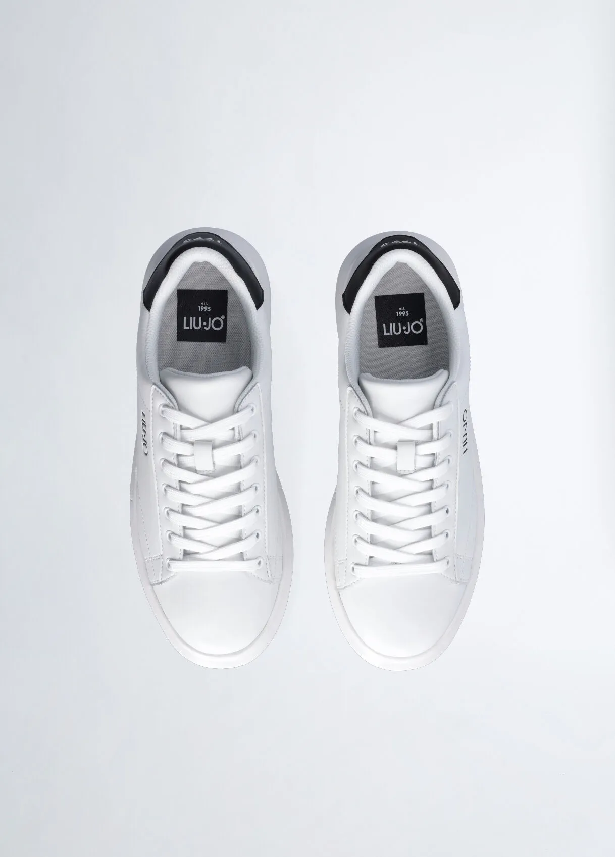 Sneakers platform bianche