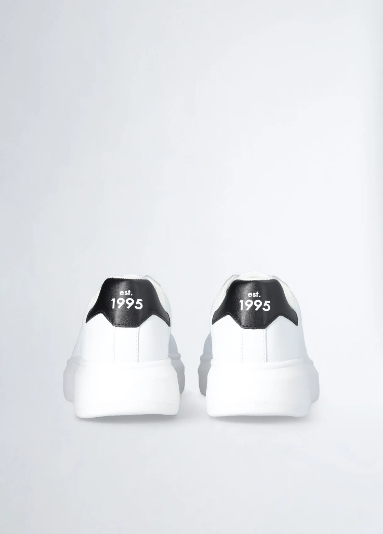 Sneakers platform bianche