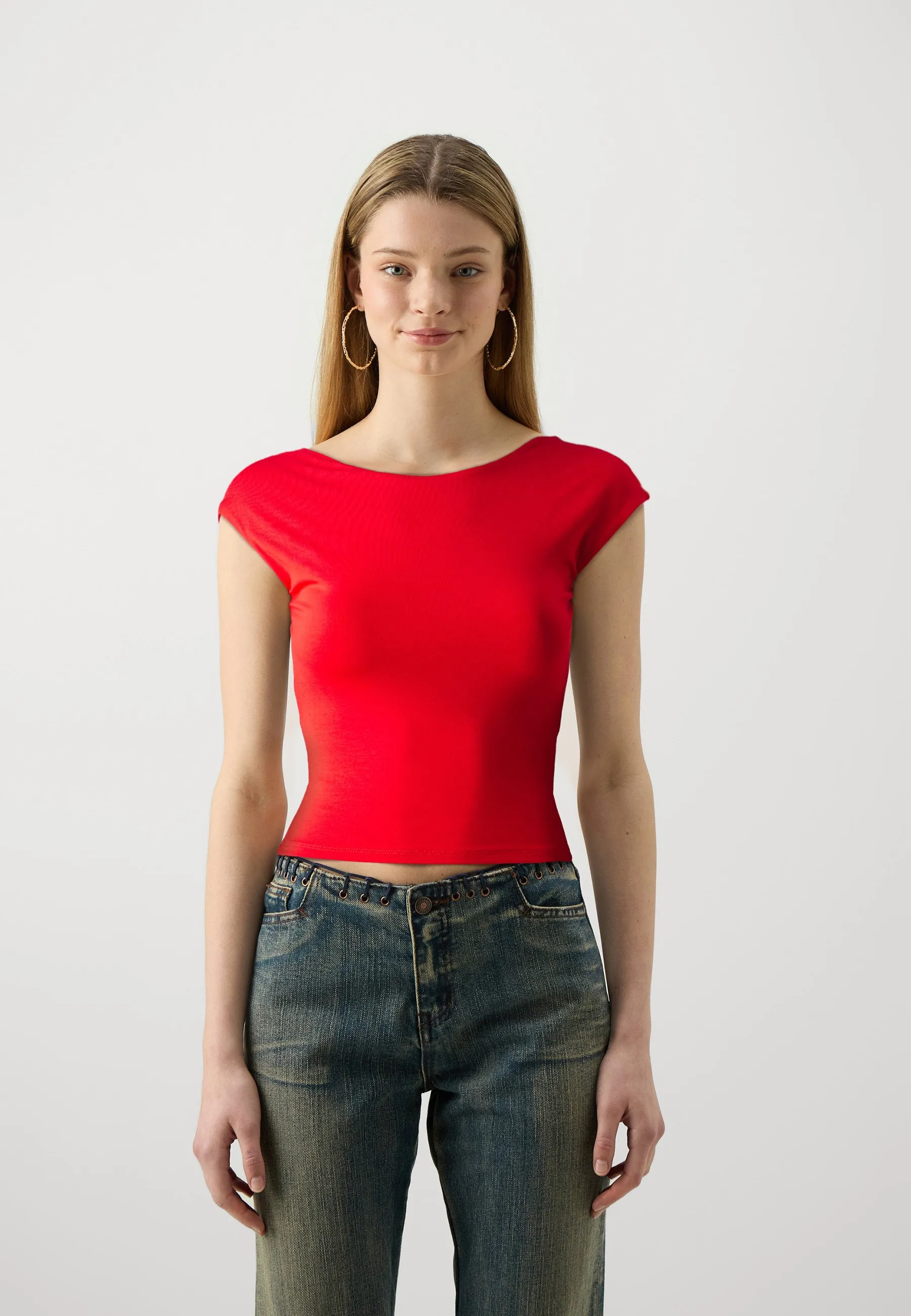 SOFT TOUCH OPEN BACK - T-shirt con stampa