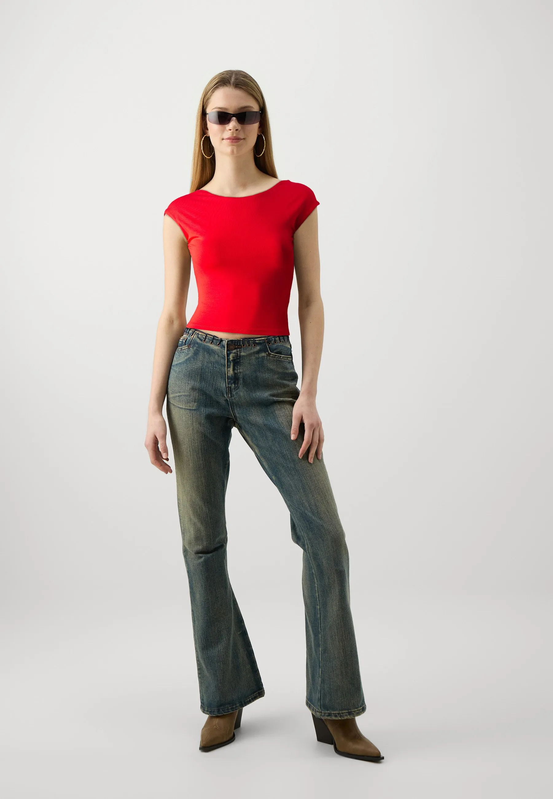 SOFT TOUCH OPEN BACK - T-shirt con stampa