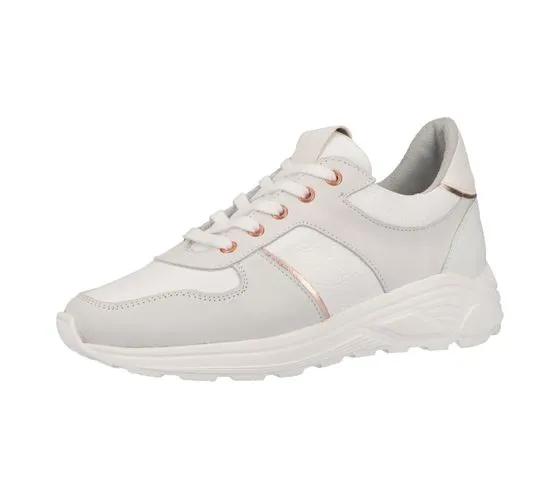 STEVEN NEW YORK scarpe da donna in vera pelle sneakers basse alla moda SNY11000242-03003-D50 bianco