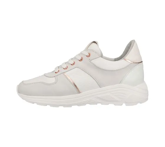 STEVEN NEW YORK scarpe da donna in vera pelle sneakers basse alla moda SNY11000242-03003-D50 bianco