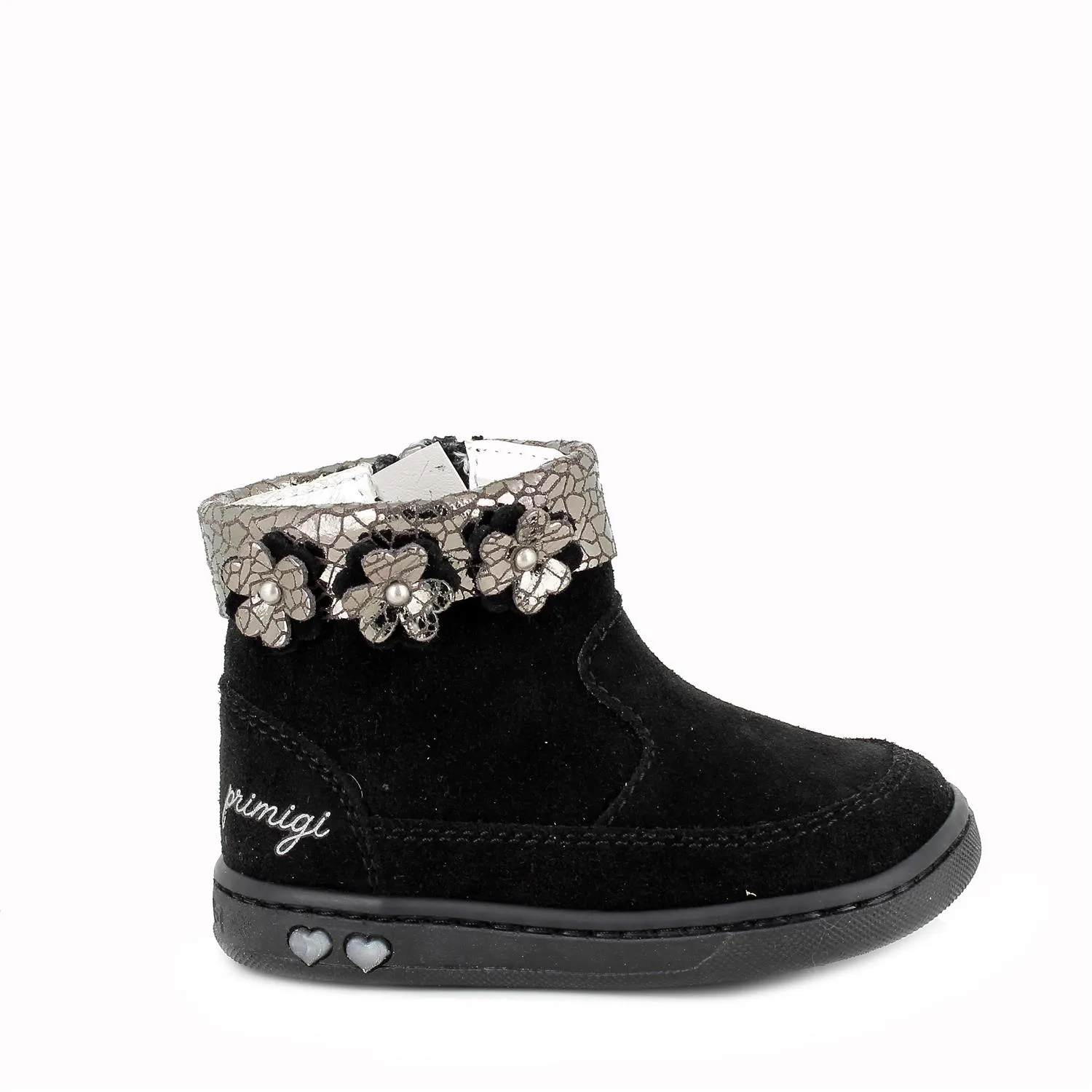 Stivaletti in pelle da bambina nero            