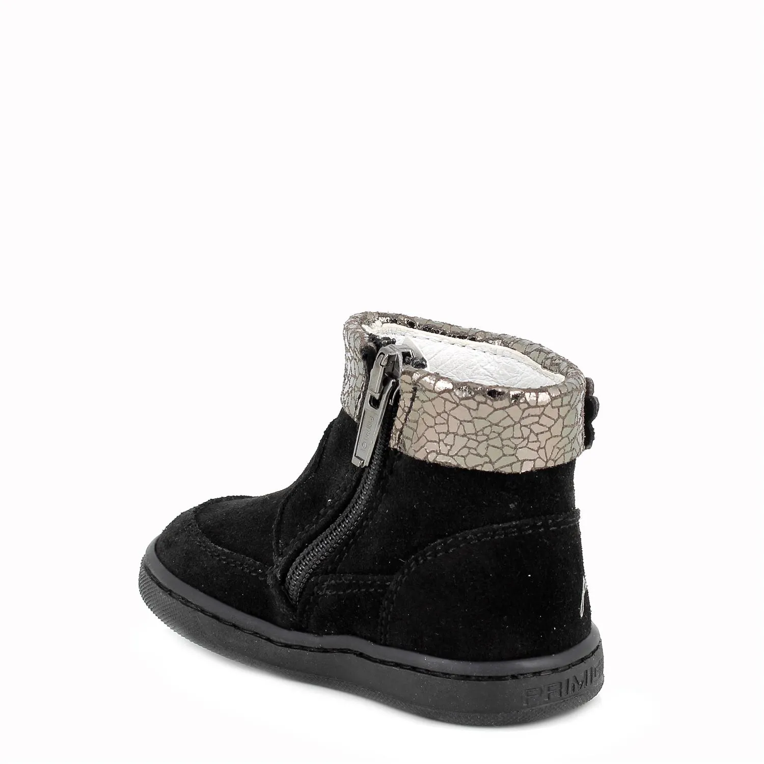 Stivaletti in pelle da bambina nero            