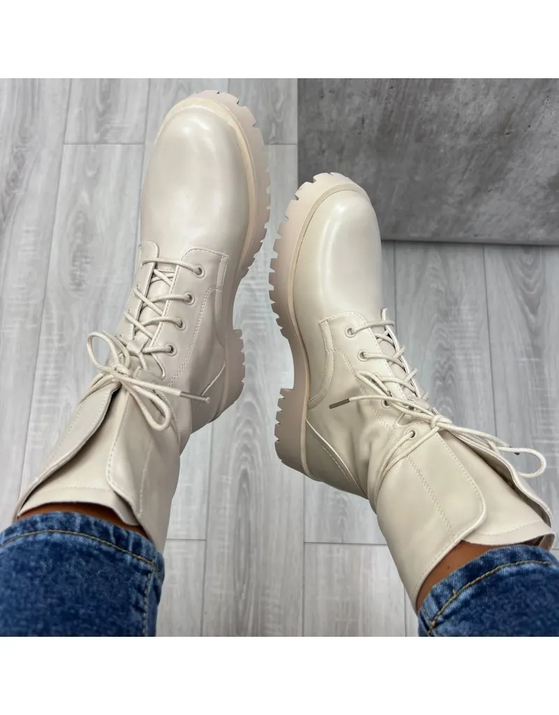 STIVALETTI VALENTINA BEIGE