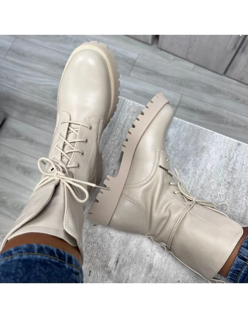 STIVALETTI VALENTINA BEIGE