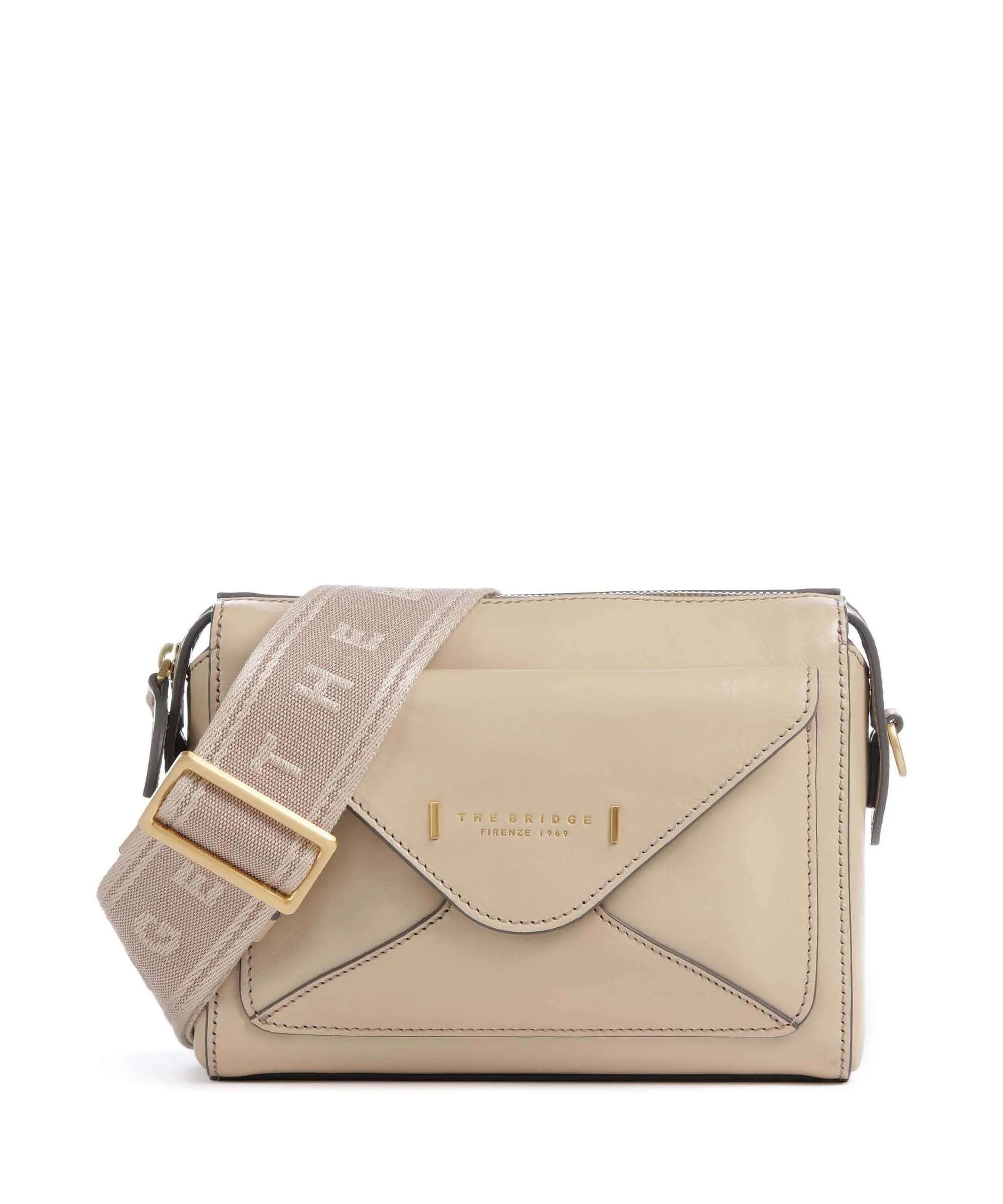  The Bridge Frida Borsa a tracolla pelle di vacchetta finemente grana beige  