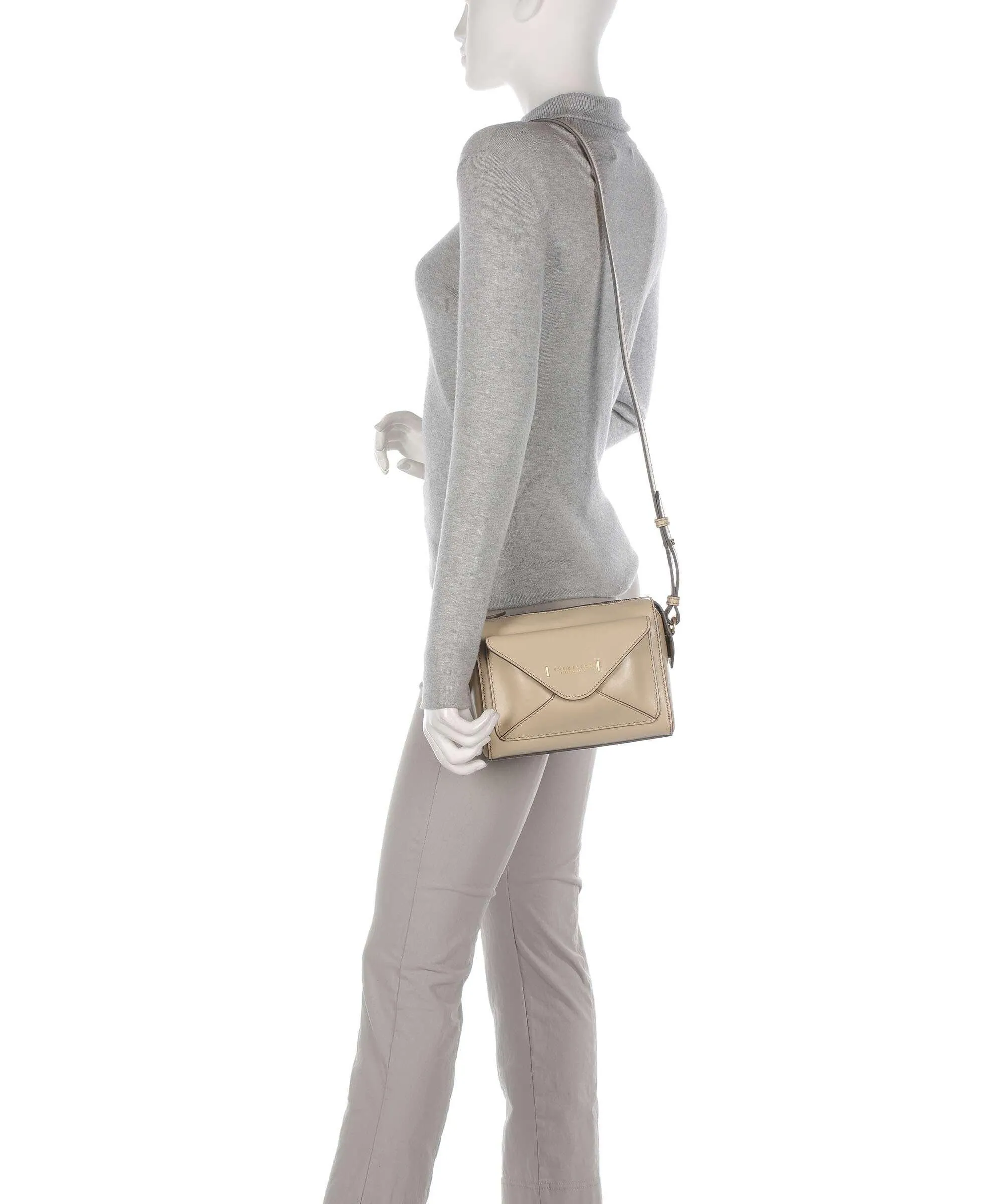  The Bridge Frida Borsa a tracolla pelle di vacchetta finemente grana beige  