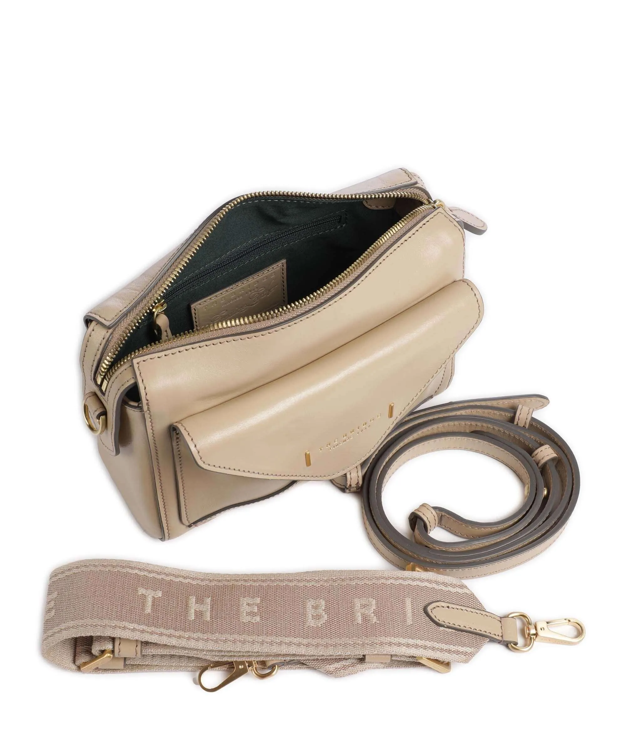  The Bridge Frida Borsa a tracolla pelle di vacchetta finemente grana beige  