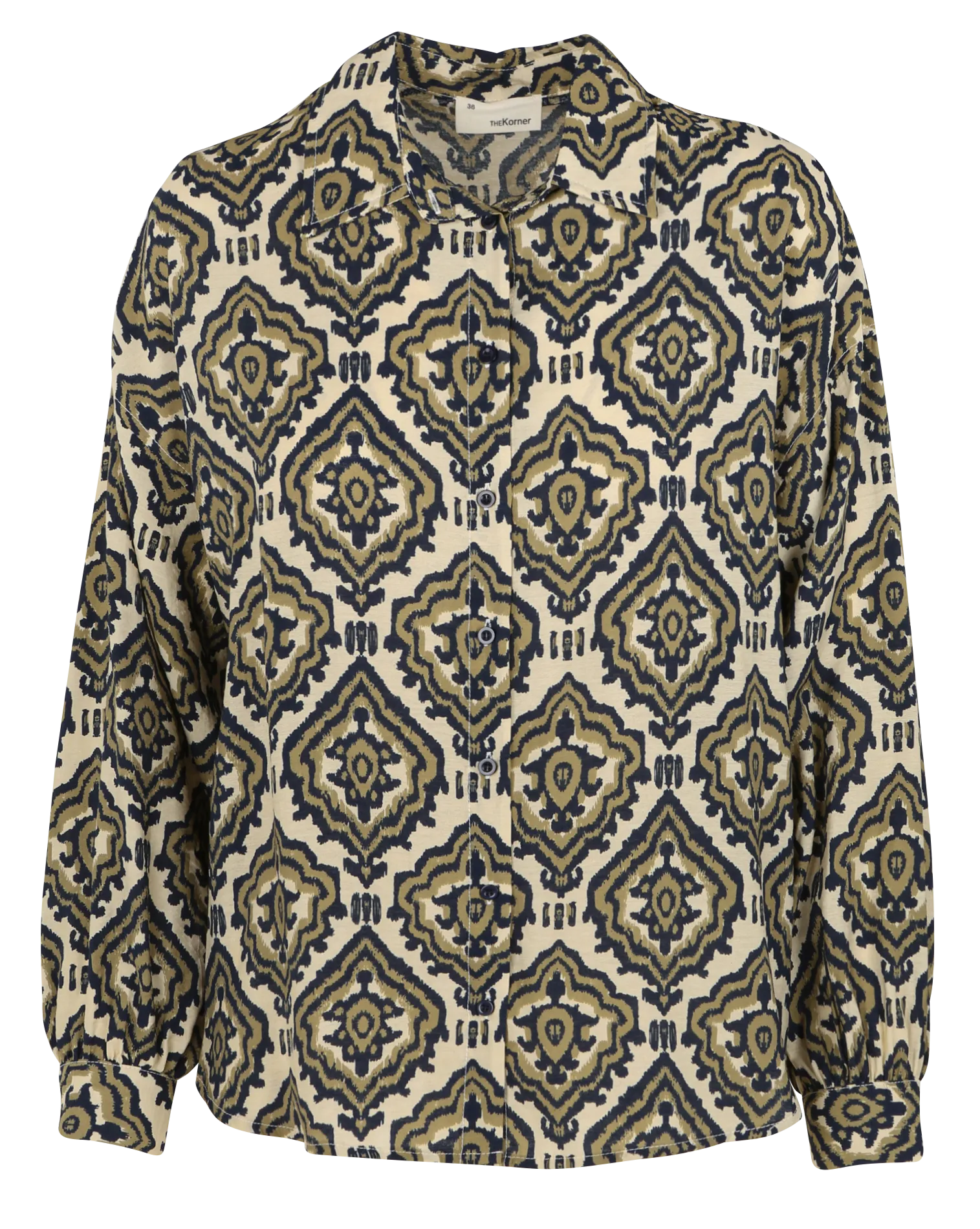  THE KORNER   Camicia dritta in viscosa stampata | Multicolore