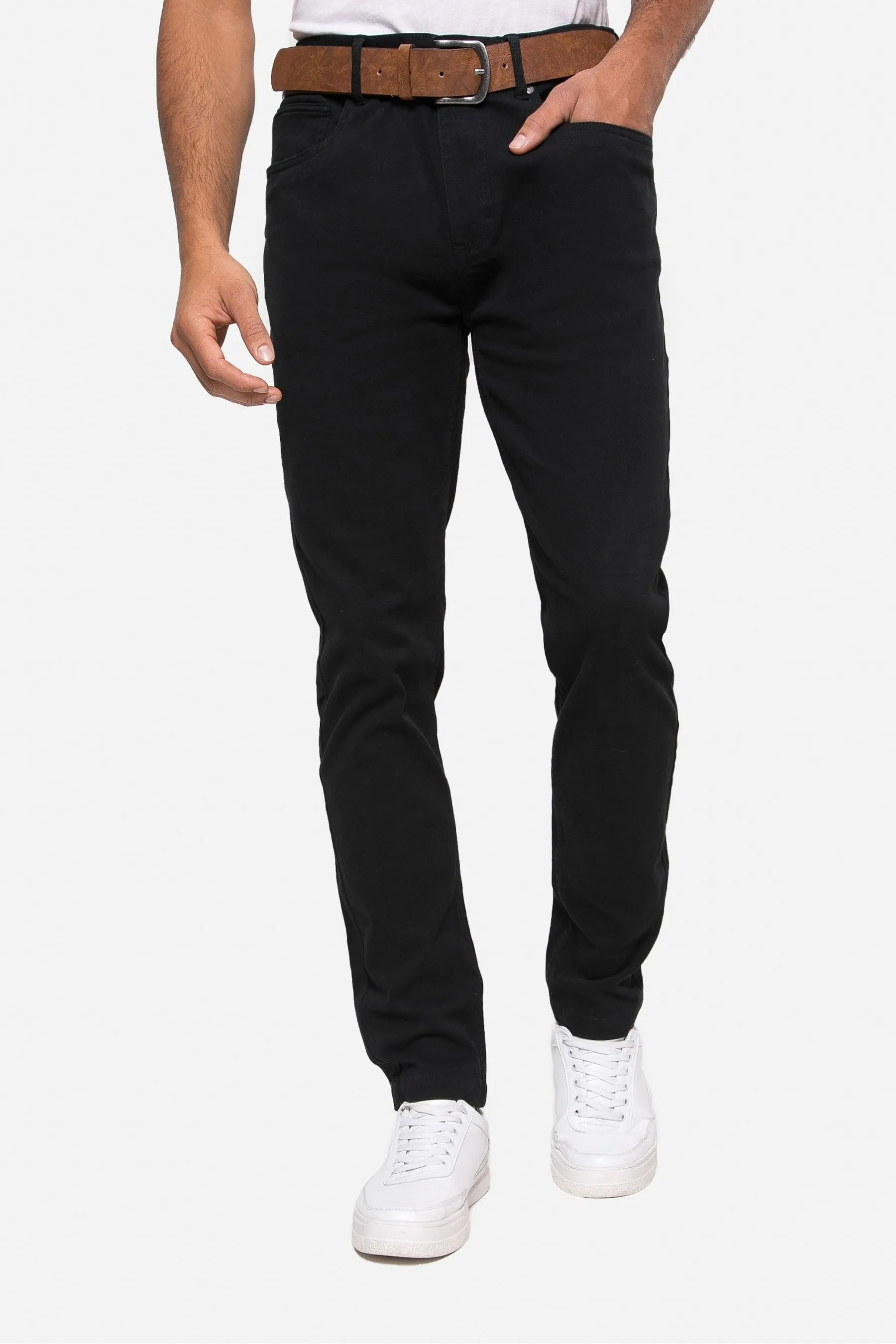Threadbare Con cintura - Pantaloni chino elasticizzati