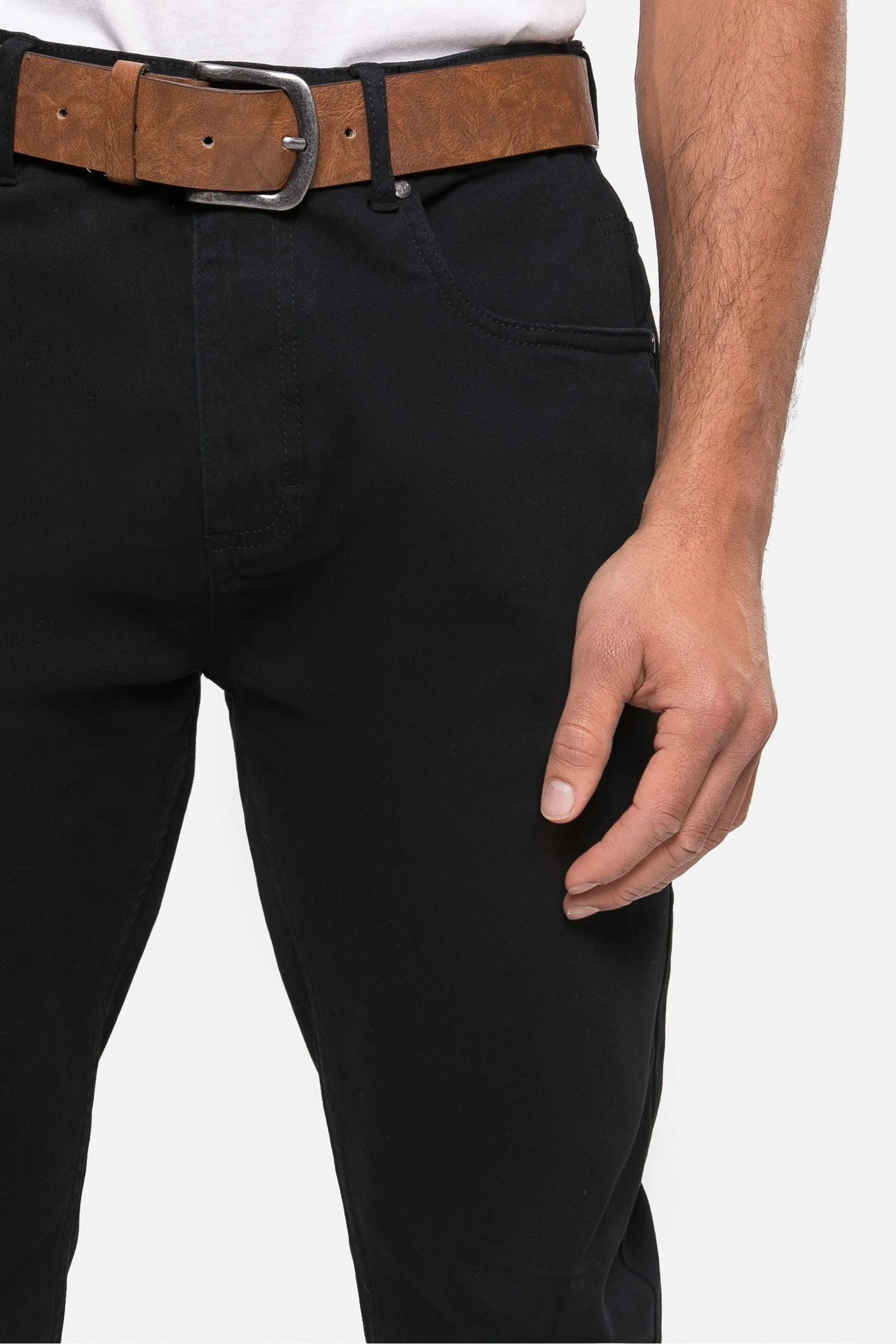 Threadbare Con cintura - Pantaloni chino elasticizzati