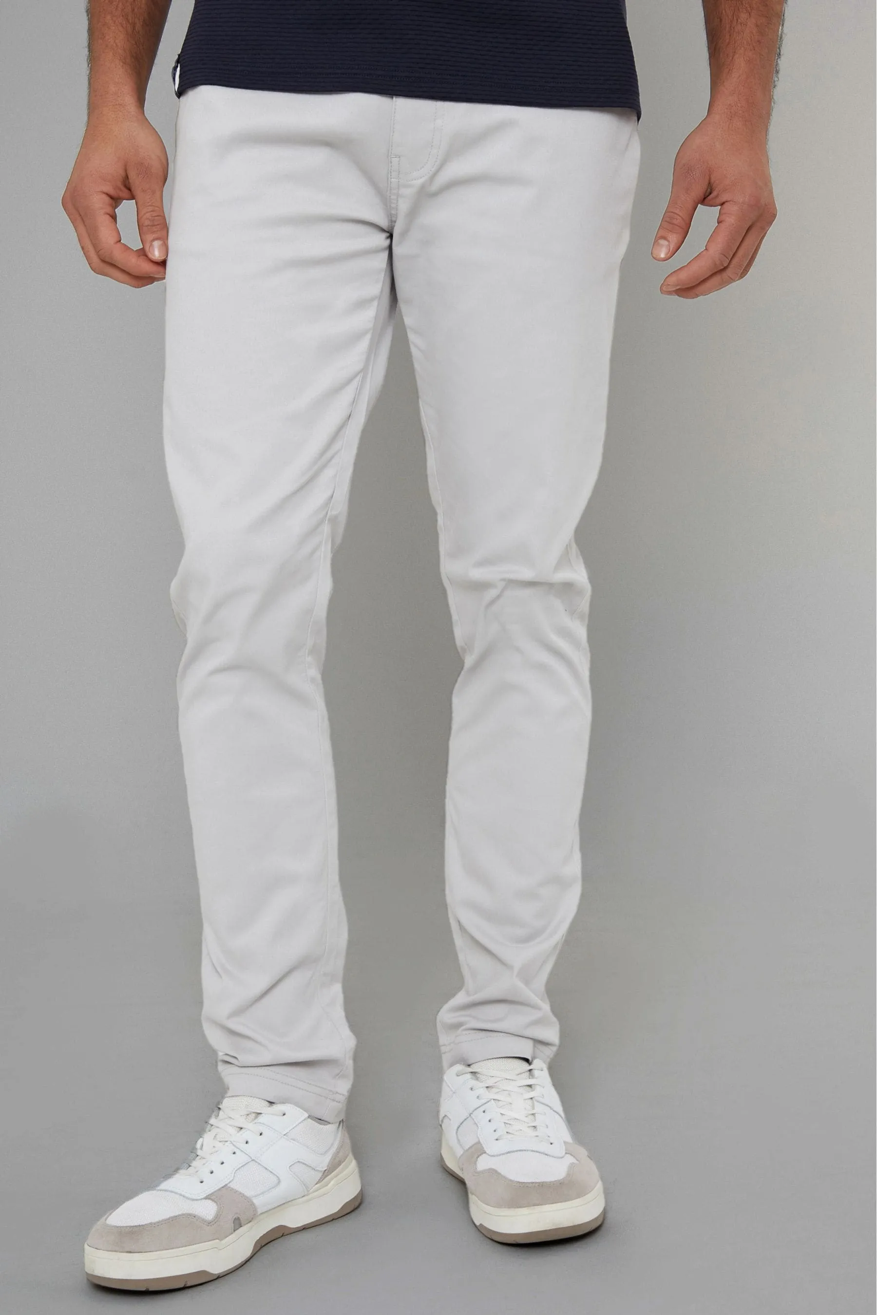 Threadbare - Pantaloni chino elasticizzati Vestibilità attillata / Slim in cotone