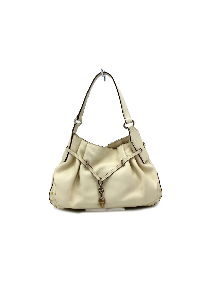 Tod's Shopping Pelle Avorio