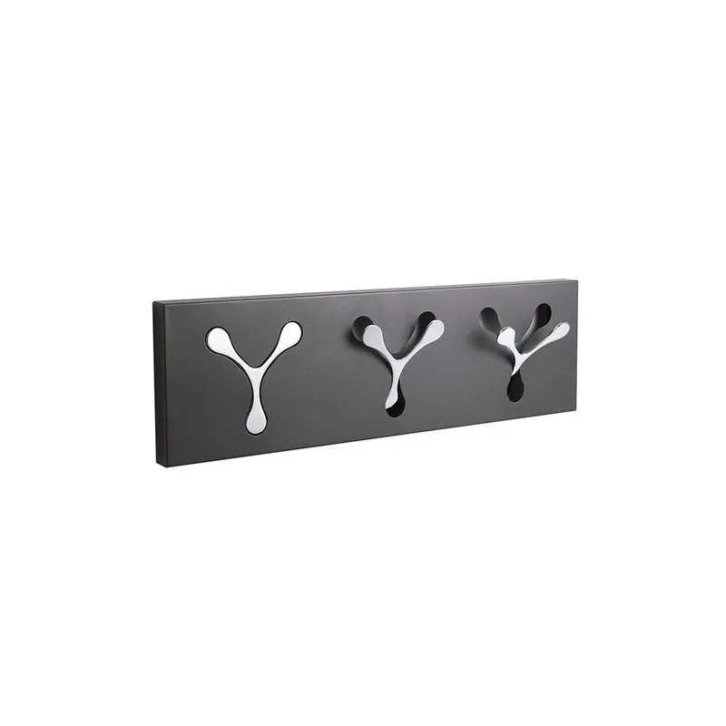 Tomasucci Appendiabiti da parete New Bin 3, grigio scuro