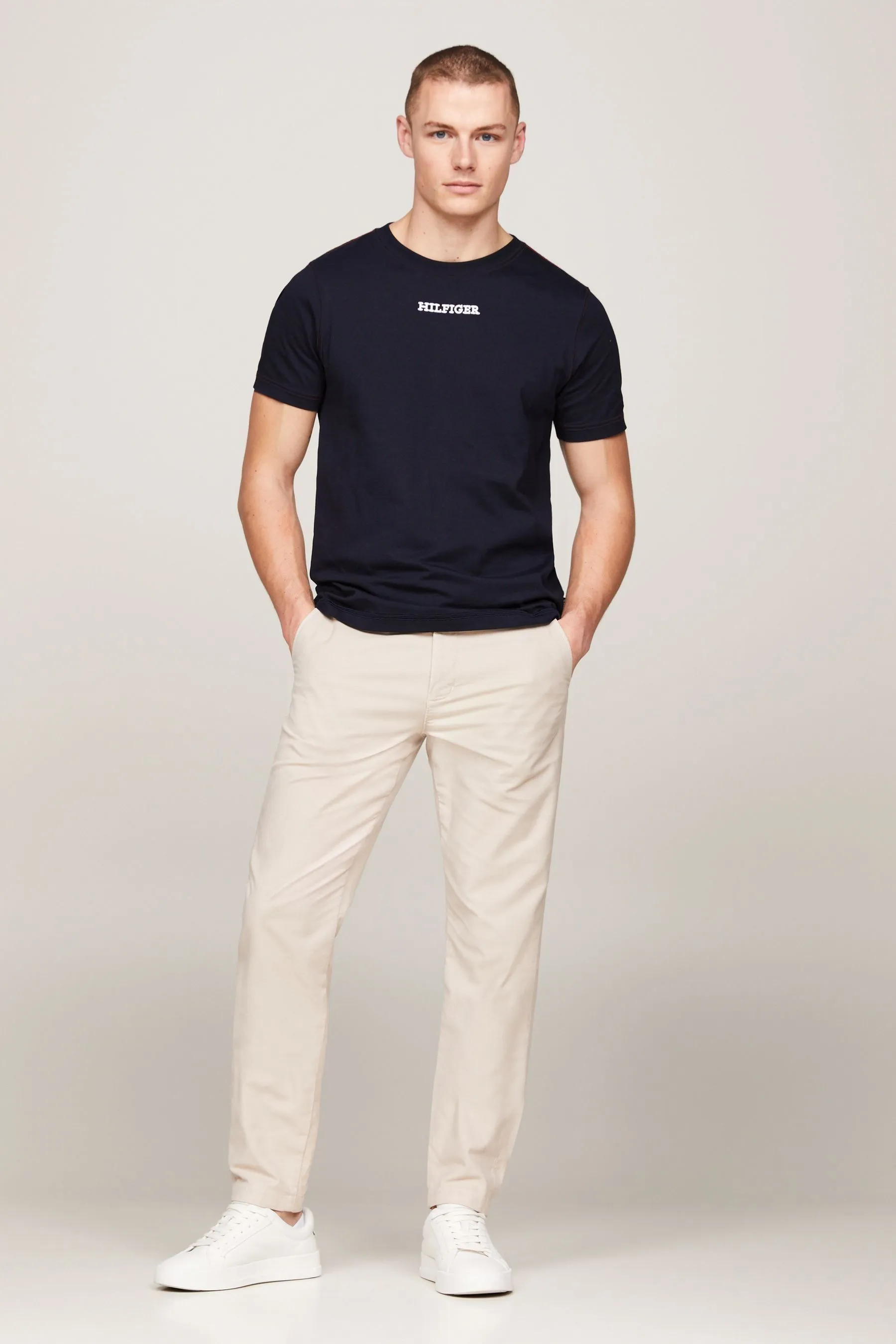 Tommy Hilfiger Monotype Maglietta con cuciture    