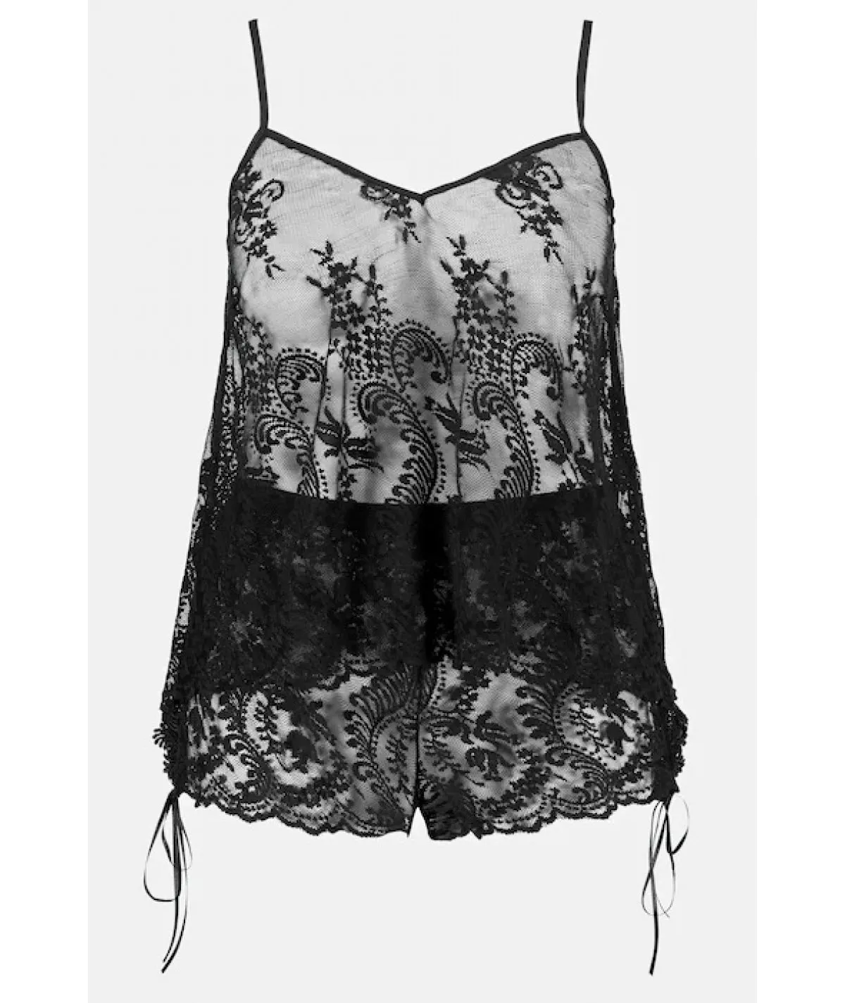 ULLA POPKEN PIGIAMA CURVY IN PIZZO PER DONNA E RAGAZZA TAGLIE COMODE