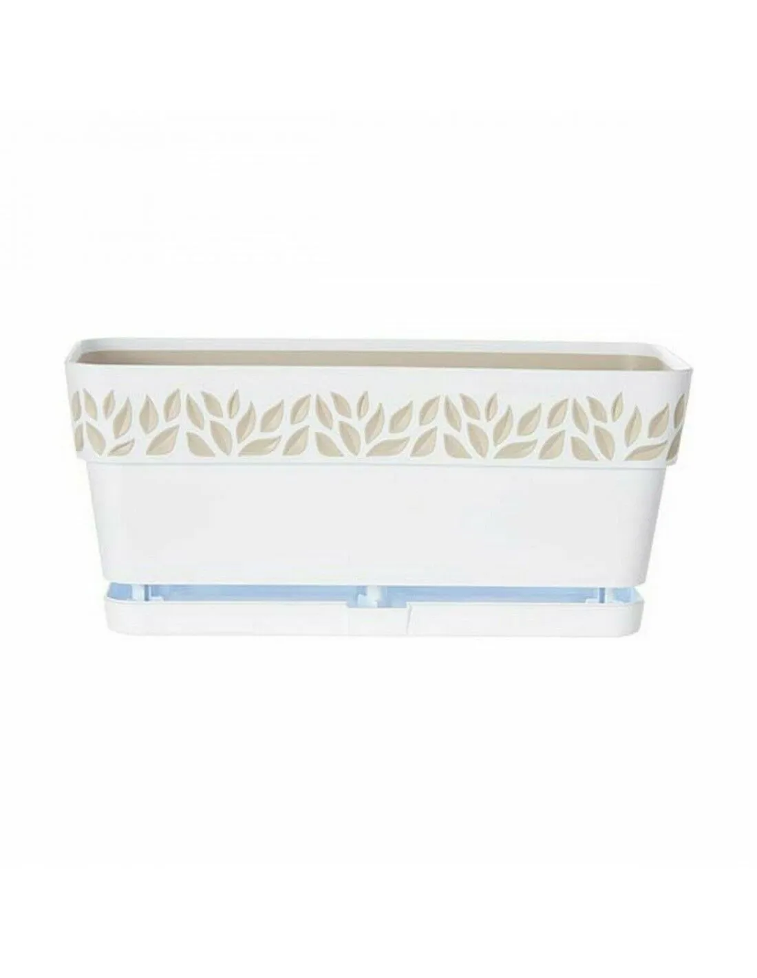 Vaso Autoirrigante Stefanplast Cloe Bianco Plastica 13,3 x 12,3 x 29,3 cm (12 Unità)