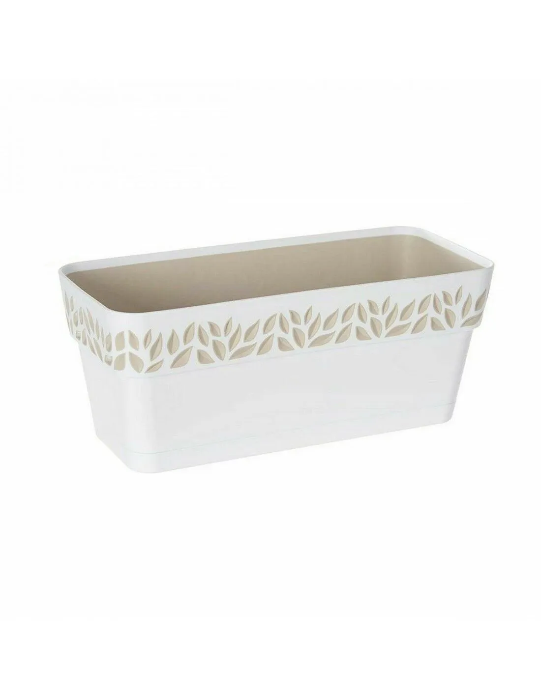 Vaso Autoirrigante Stefanplast Cloe Bianco Plastica 13,3 x 12,3 x 29,3 cm (12 Unità)