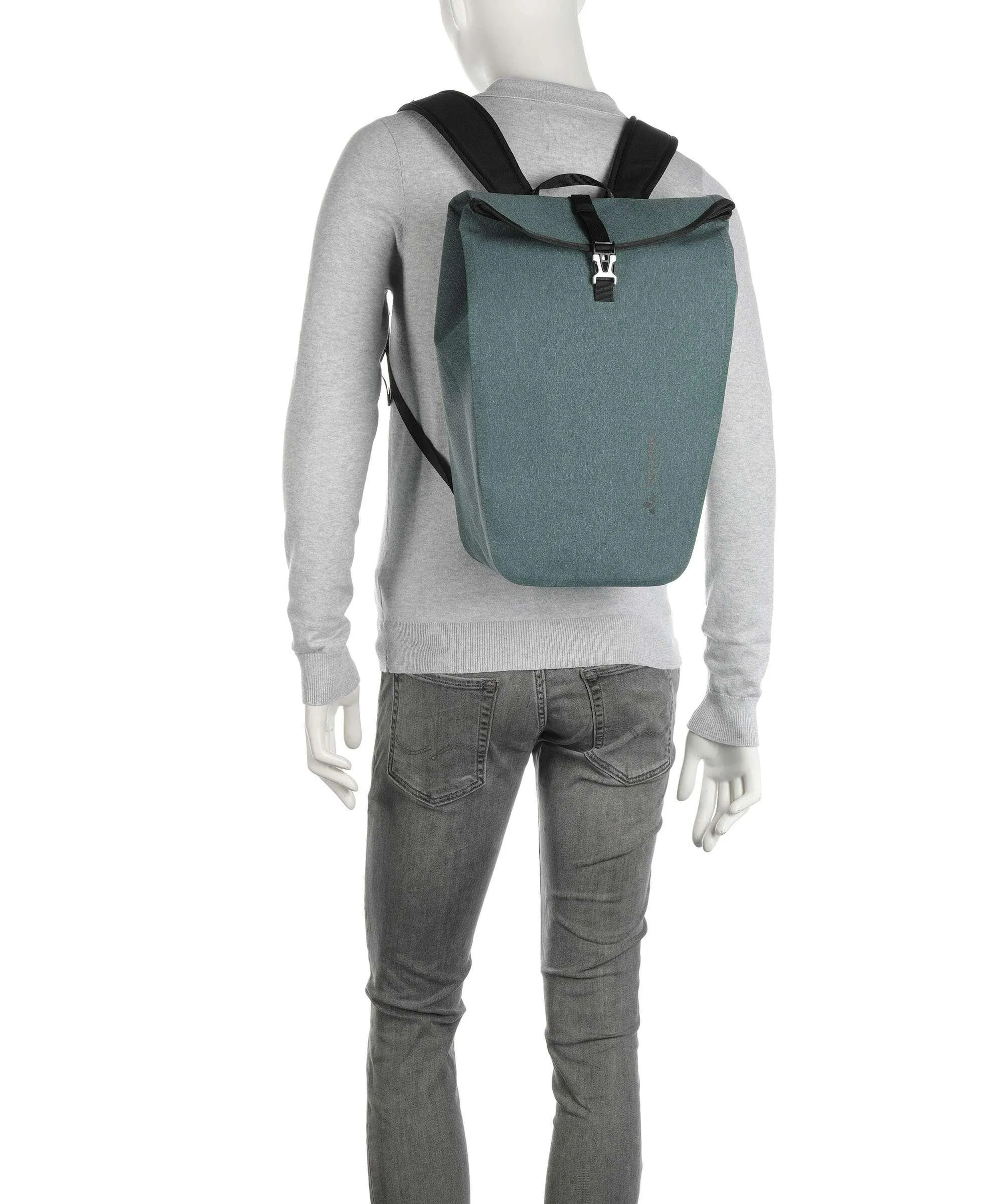  Vaude Clubride Urban 17 Zaino 13″ poliammide riciclato, poliestere riciclato verde blu  